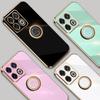 Блестящий Bling Покрытие Кольцо Подставка Держатель Чехол Для Телефона Для OnePlus 10 Pro 9 Pro 9R T 8T Золотая Рамка Мягкий Силиконовый Чехол