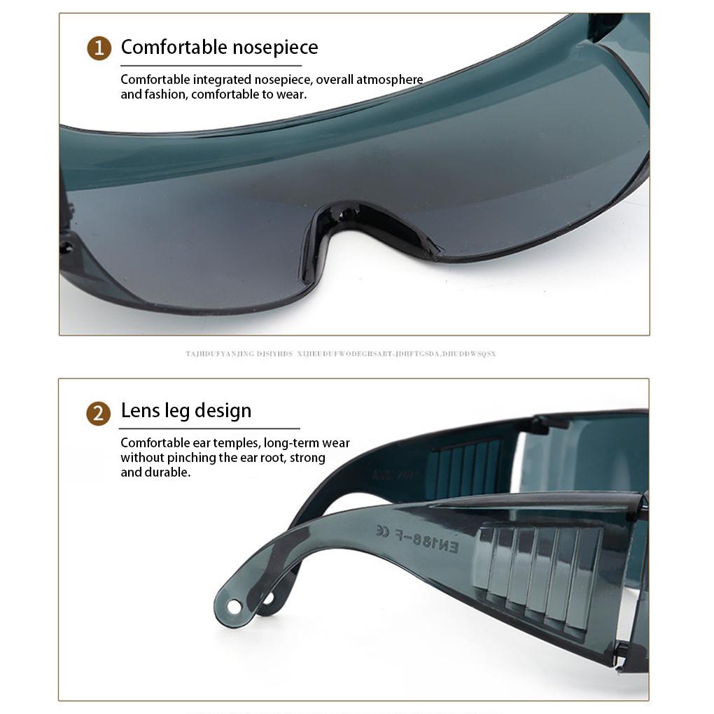 Eyewear Glasses Protection Goggles LightTransparent Laboratory Welding Anti-UV Anti-impact Removal Durable Portable