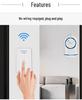 Smart Wireless Doorbell with Flashing Light & Long-Range Remote for Home and Elderly Assistance