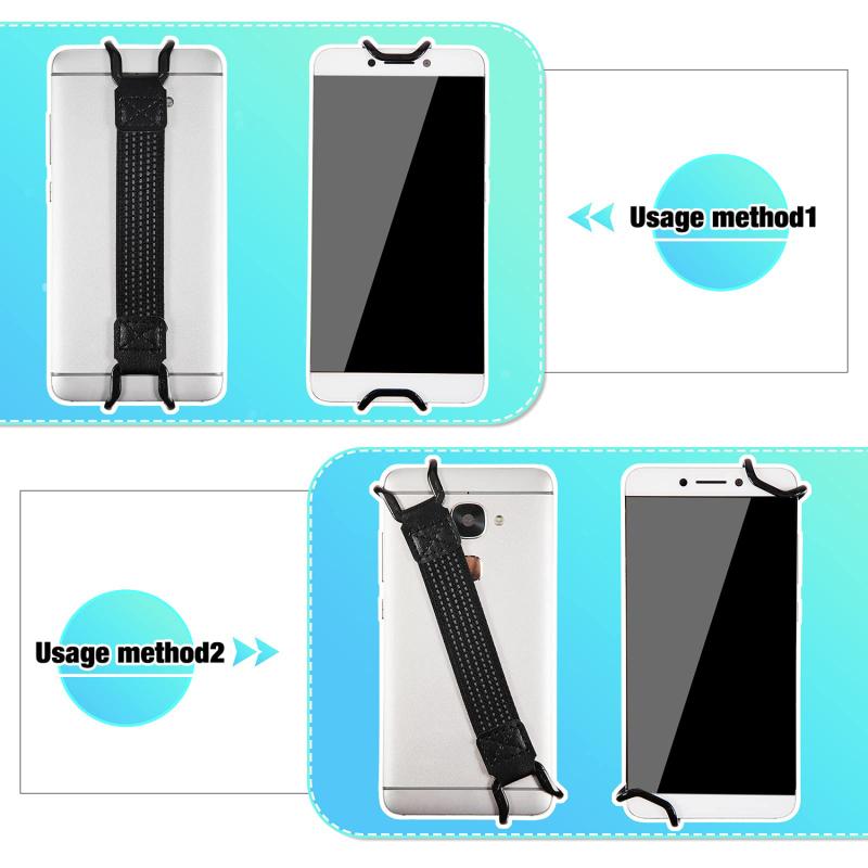 Elastic Anti-Drop Phone Strap with Adjustable Buckle Universal Cell Phone Back Strap for Shockproof Grip Creative Anti-Slip Safety Belt