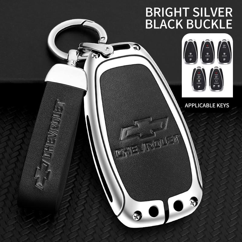 AABHO1 Alloy Car Remote Key Case Cover Shell For Chevrolet Chevy Malibu Camaro Cruze Traverse Spark Equinox Sonic Volt Bolt Accessories