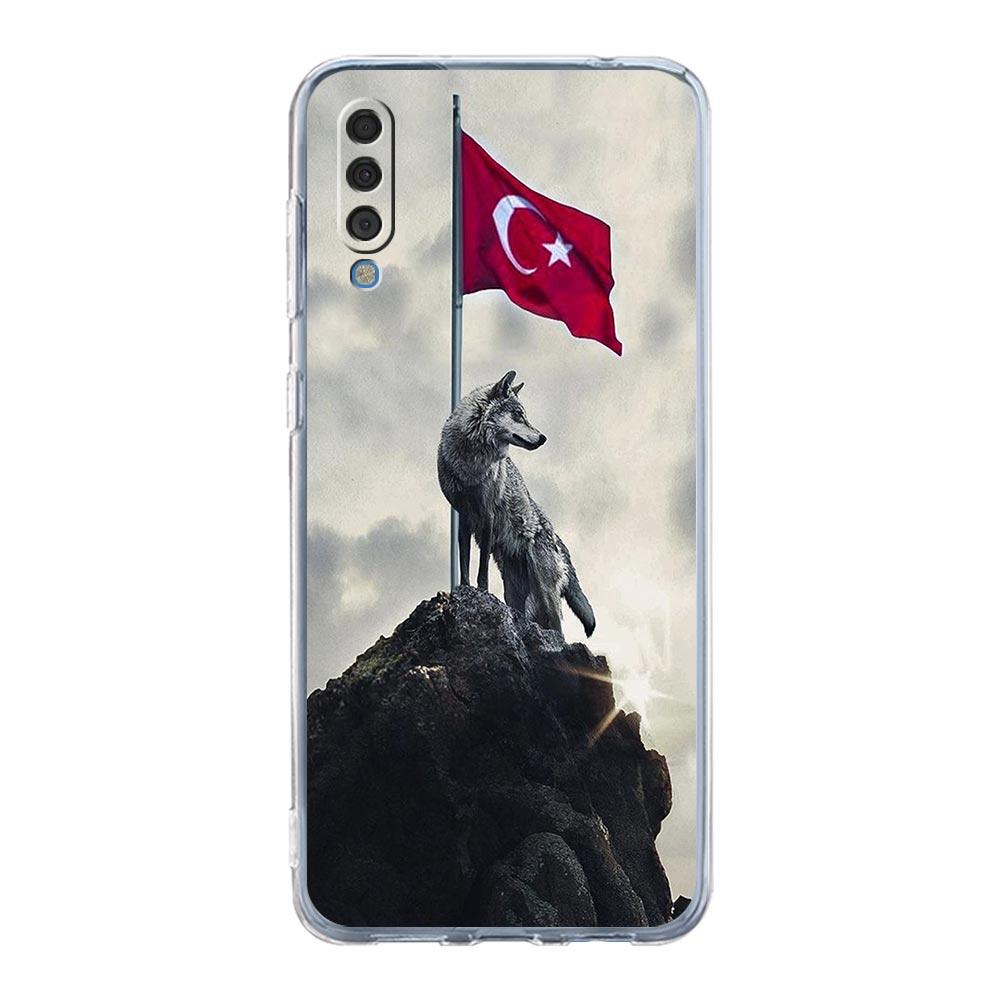 Чехол для телефона Samsung A16 A14 A12 A22 A32 5G A34 A42 A52 A54 A50 A70 A72 A40 A20E A10S A20S A04S A06 Обложка Турция Турецкий флаг