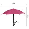 Mini Waterproof Phone Umbrella 1Pcs Anti-UV Sun Shade Clip On for Outdoor Live Streaming Selfie Camping Activities