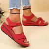 Classics Red Hook Loop Women Wedges Sandals PU Women's Thick Platform Sandalias Summer Lightweight Comfort Beach Shoes