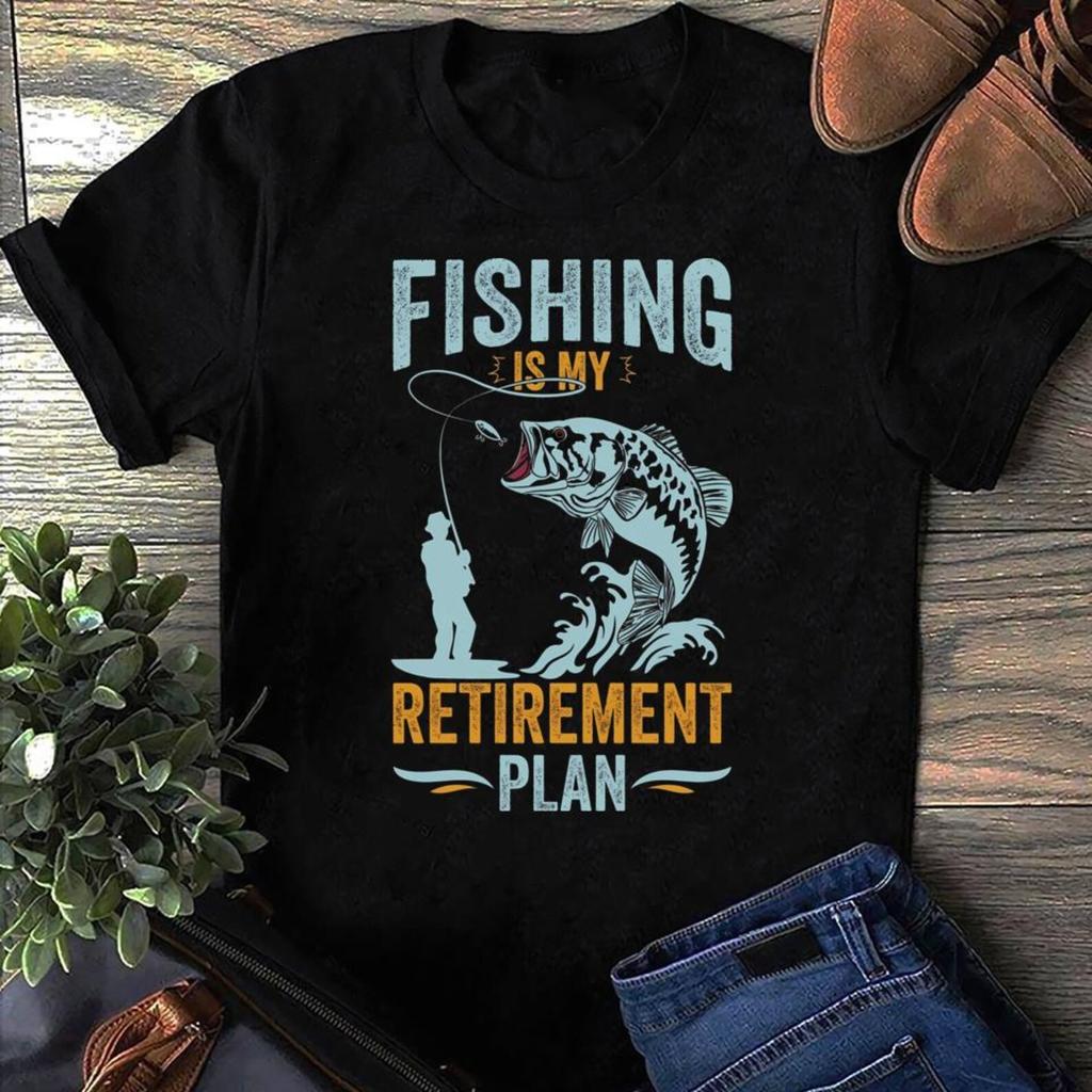 Fishing Retirement Plan Shirt: Funny Fisherman Gift