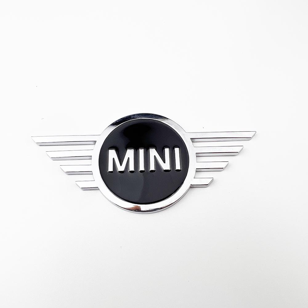 1pc 3d Metal Mini Badge Sticker Front Hood Rear Trunk Emblem Decal
