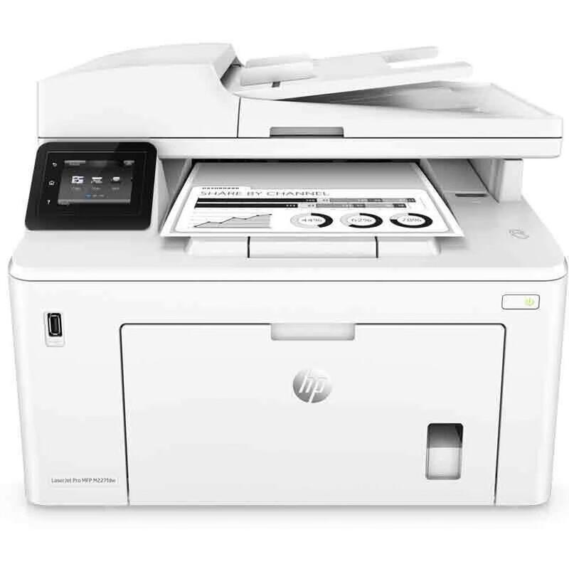 HP M227fdw Wireless Duplex Black and White Laser All-in-One Printer CN plug (adapter included)