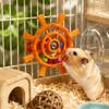Bite Resistant Interactive Spinning Wheel Rudder Shaped Parrots Rotating Toys  Entertainment
