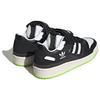 Adidas Forum Low Black Neon Green Женские кроссовки Core-Black Off-White HQ4425