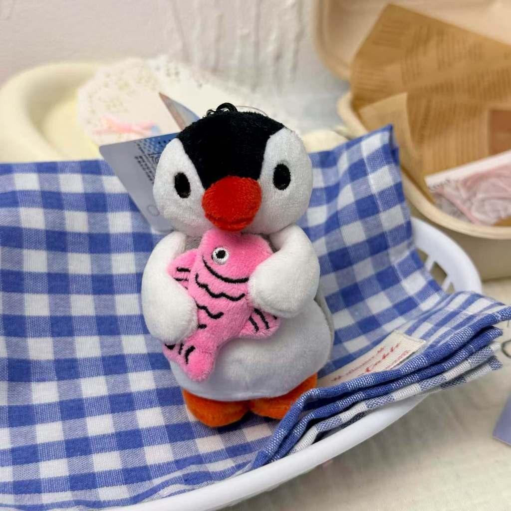 Pingu Penguin Plush Keychain With Soft Pp Cotton Filling For Backpack Decor And Gift