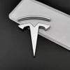 Премиальная Металлическая Наклейка Логотип Автомобиля Tesla 3D Эмблема Значок Декаль Декор Кузова Крыла Багажника Автомобиля для Всех Моделей Tesla