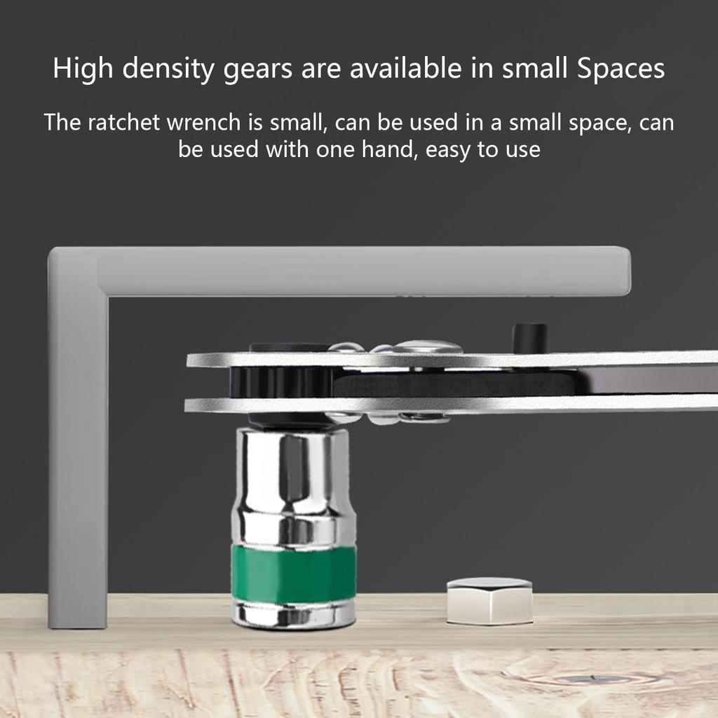 1/4-дюймовый приводной храповой ключ с реверсивным храповым механизмом, быстросъемная рукоятка с храповым механизмом 1/4 дюйма для ремонта автомобиля и ремонта дома