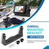 000-13702-001 Marine Gimbal Mounting Bracket with Knobs for GO9, NSS7 EVO3, Cruise 9, Vulcan9, Zeus³ 7 (Black)