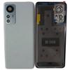 + Стеклянная задняя крышка аккумулятора для Xiaomi 12 12X Mi 12 Корпус Задняя крышка Чехол для мобильного телефона + Шасси с клеем С рамкой для камеры Линза