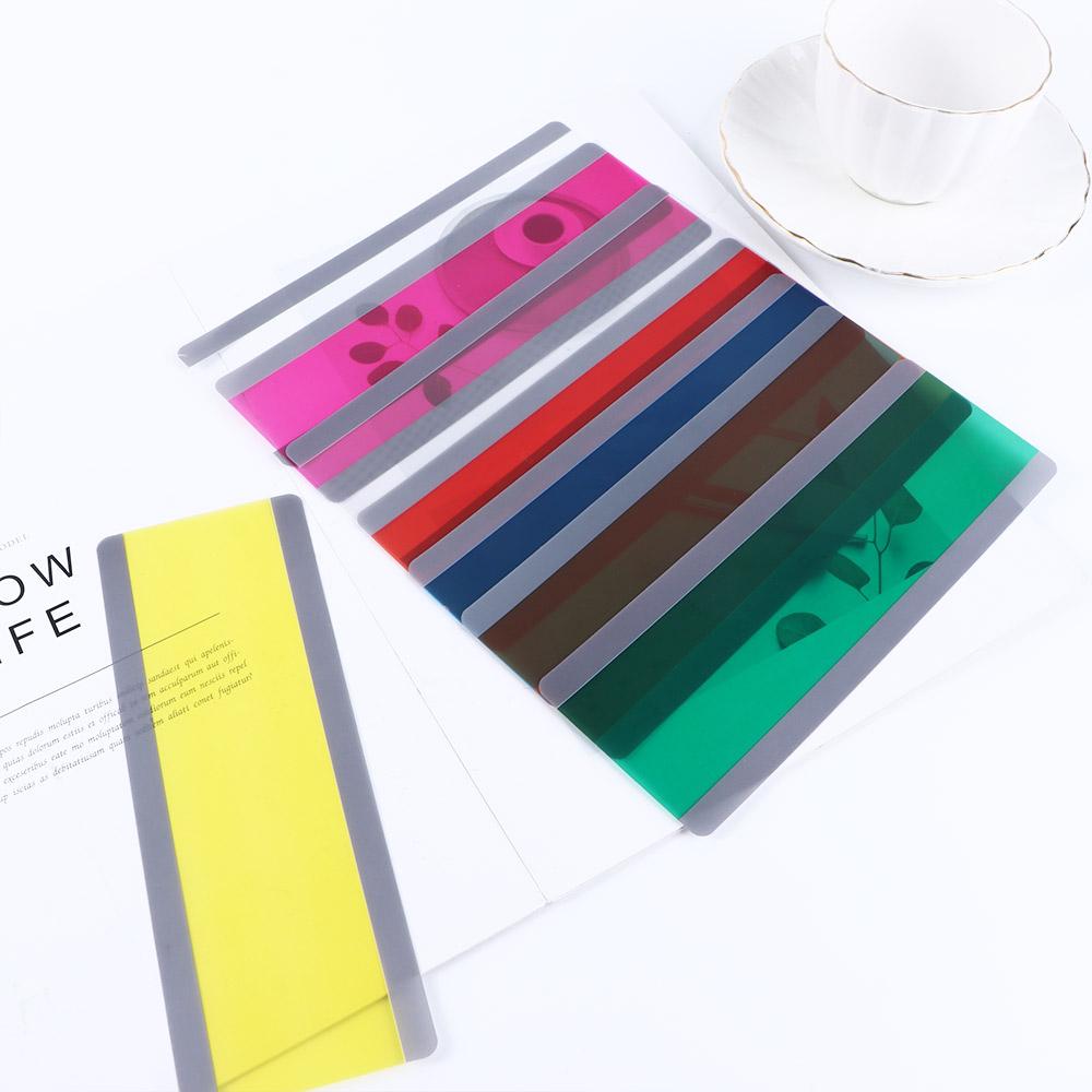 Transparent Highlight Bookmarks Reading Highlight Strips Reading Guide Strip Reading Bookmarks