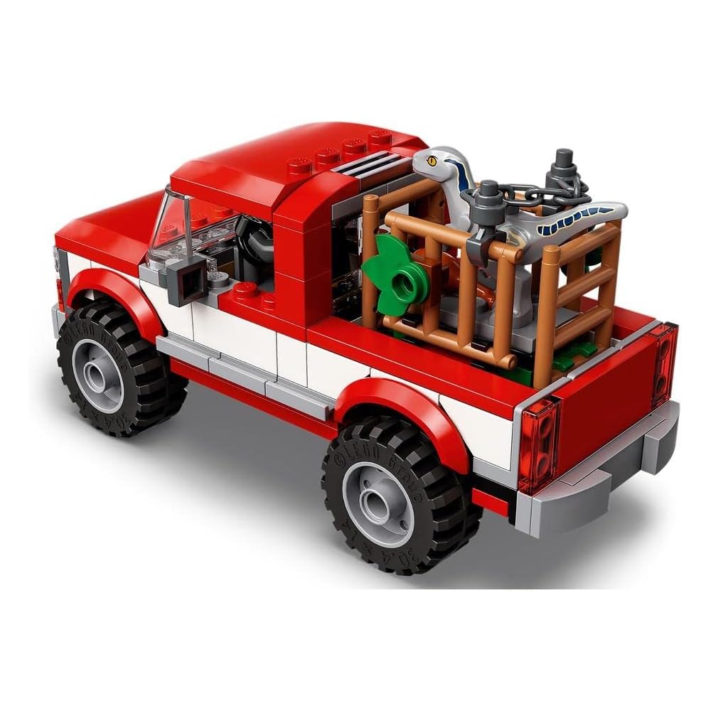 LEGO Игровой набор «Мир Юрского периода» с фигурками велоцирапторов Синего и Беты для детей от 6 до 9 лет