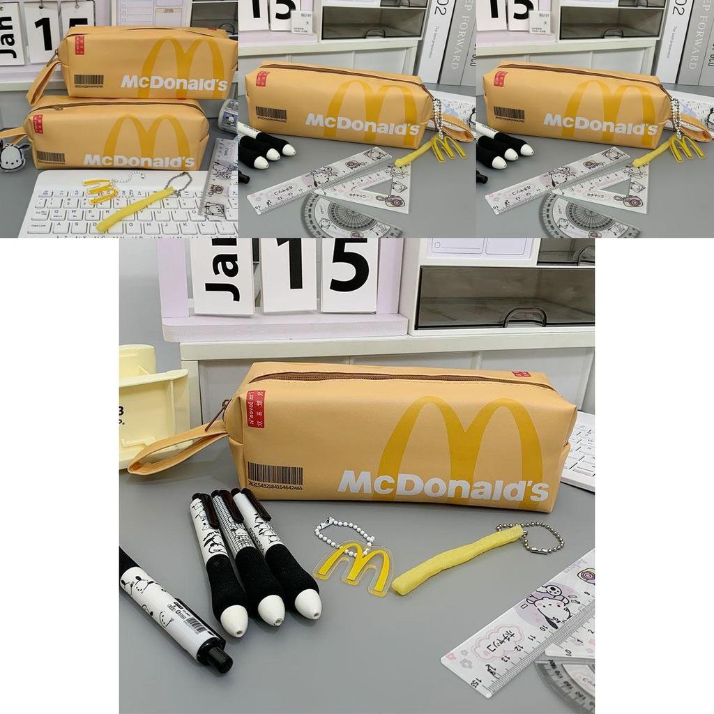 Креативный пенал McDonald's большой вместимости для школы и офиса