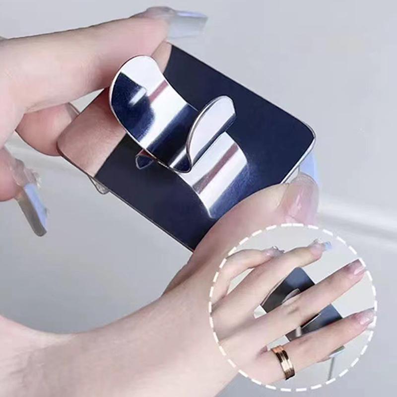 Makeup Foundation Brush Mixing Palette Stainless Steel Foundation Lipstick Eye Shadow Mixer Palette With Spatula Makeup Tools