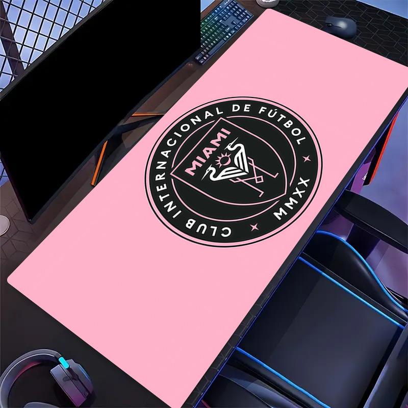 Подушка с принтом Inter Miami CF Нескользящий коврик для ноутбука, планшета, большой коврик для мыши XXL, коврик для мини-ПК с заблокированным краем