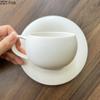 Minimalism Frosted Ceramic Cup&saucer 250ml Cup Dining Table Coffee Mug Milk Mugs Afternoon Tea Teacup Fruit Juice Container