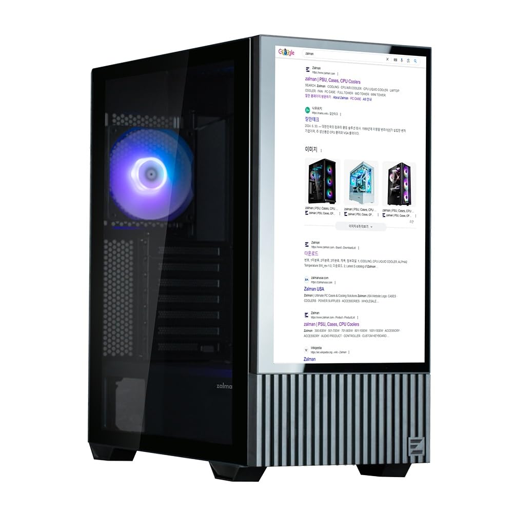 ZALMAN Z10 DS черный дюймовый Full HD монитор Mid Tower ПК корпус Z10 DS черный CS9076 15.6