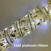 Holiday Led Ribbon String Lights With Pvc Material For Christmas Tree And Gift Decoration