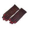 Women Warm Gloves Winter Touchscreen Gloves with Colored Nails Windproof Thermal Gloves for Running Errands Cycling Driving