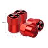 uldf10 Car Wheel Tire Valve Stem Caps Airtight Cover Tyre Accessories For Mitsubishi Lancer 10 9 EX Outlander 3 ASX L200 Competition
