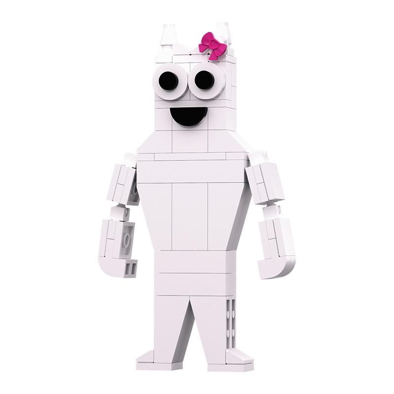 Gobricks Garten Of Banban Bricks Game Green Headed Monster Flamingo MOC Model Building Blocks Children's Educationa Gifts