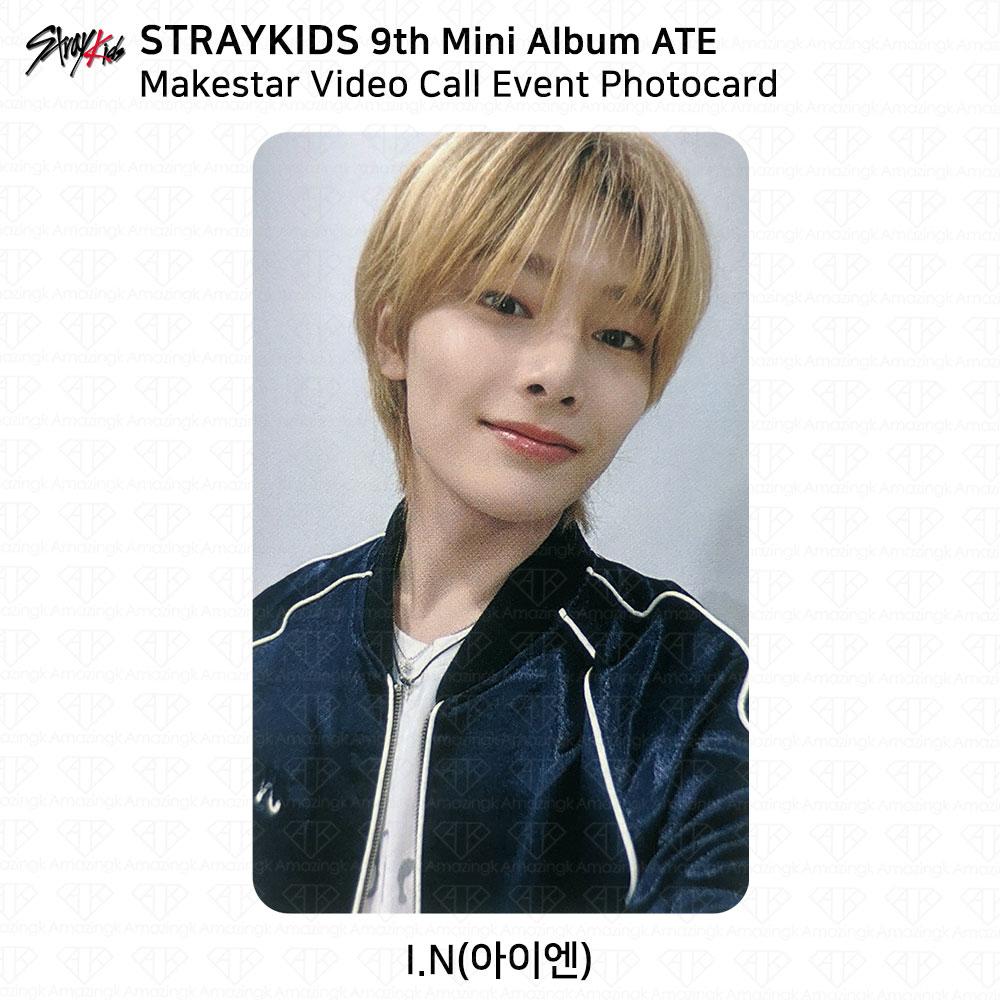 Stray Kids 9-й мини-альбом ATE Makestar Видеозвонок Благотворительное мероприятие Фотокарточка KPOP