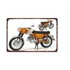 Motorcycle Garage Bar Sign, Metal Wall Decor Plaque 20x30cm