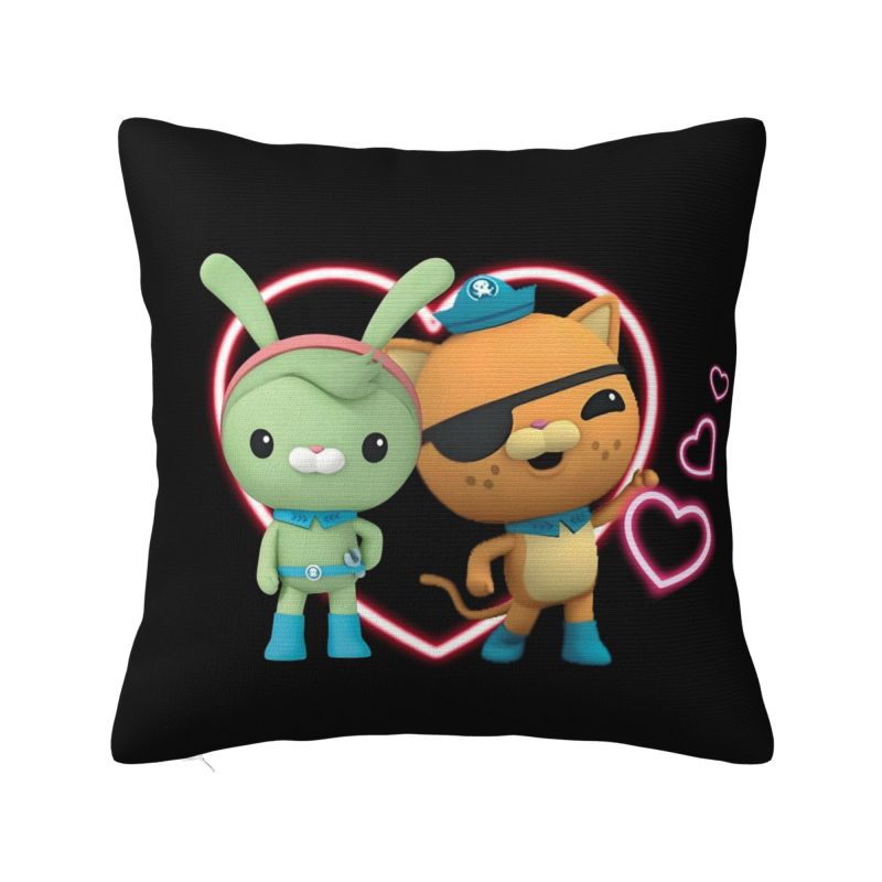 Индивидуальные чехлы на подушки для детей Disney Octonauts, аниме, милые мультяшные, мягкие, скандинавский декор для дома