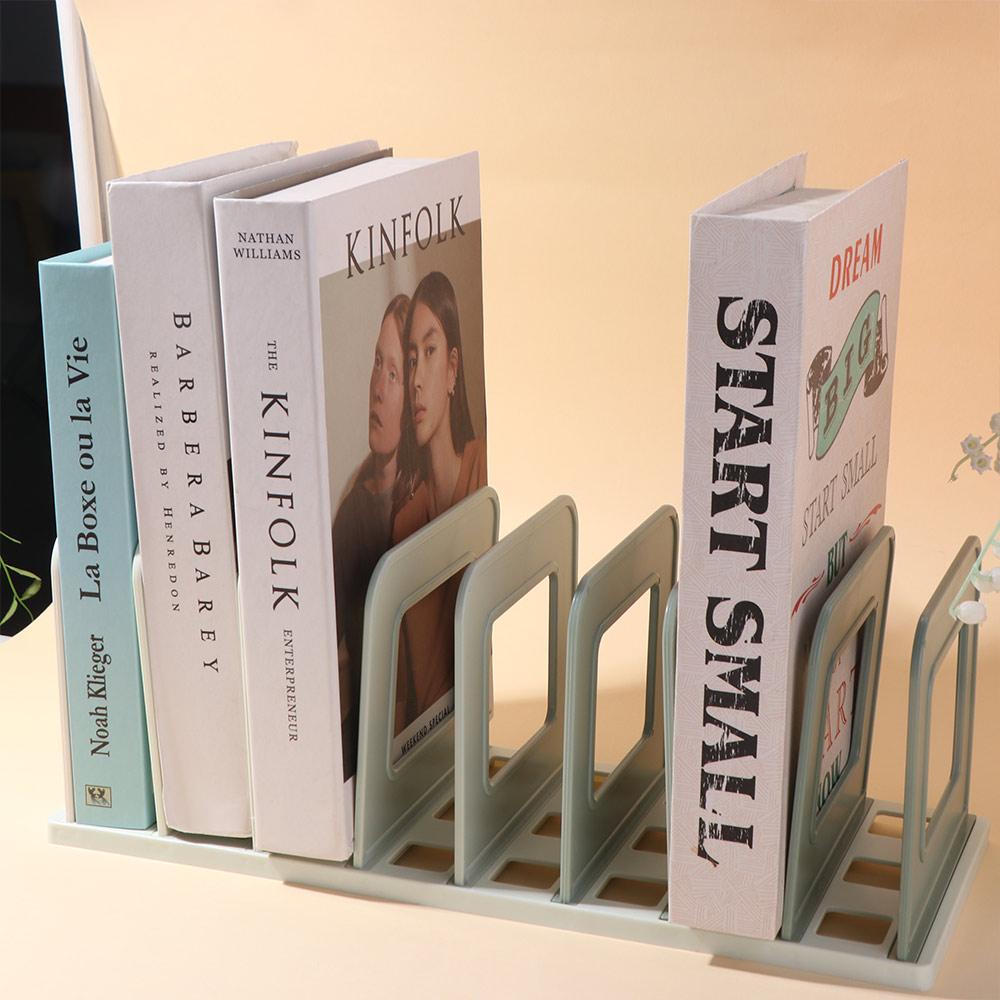 Adjustable Desktop Book Stand Dividers Book Display Rack Thicken File Storage Bookshelf  Documents