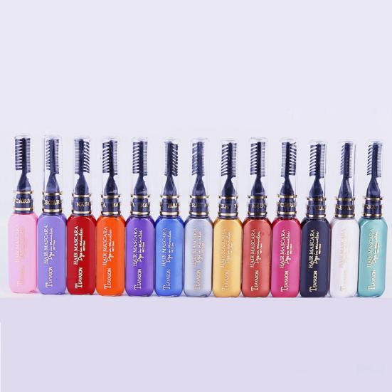 Hair Color Chalk Easy To Use Long Lasting Creative One-off Hair Color Dye for Party