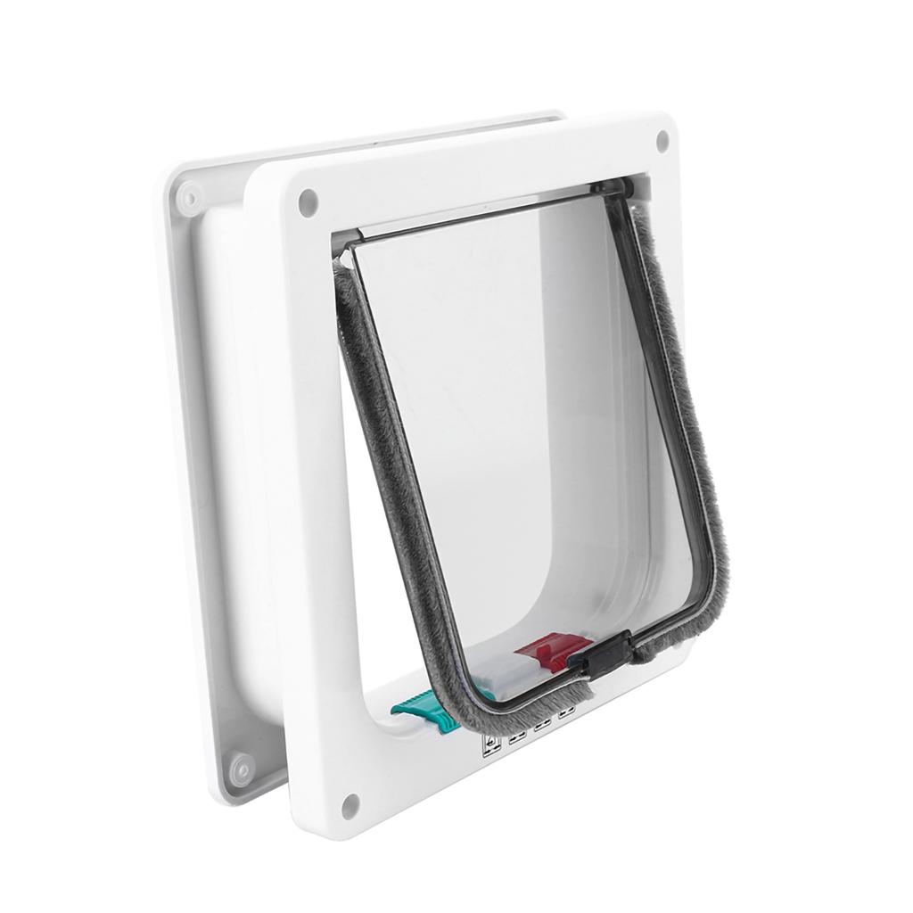 Размер M 4-сторонняя запираемая дверца для кошек и маленьких собак для ухода за домашними животными