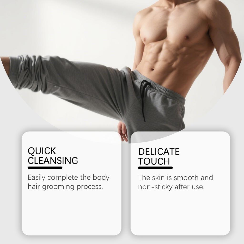 Men's Gentle Hair Removal Cream  Excess Male Body Hair. It Gently And Quickly Hair From Private Areas Without Any Odor