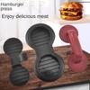 Пресс для мяса для гамбургеров ABS, круглая форма, антипригарное покрытие, фаршированные котлеты для бургеров, говяжий гриль, пресс для пирогов, кухонные принадлежности