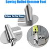 Универсальная швейная лапка для подгибки 4 шт., лапка для подгибки 7/8/9/10 мм шириной, лапка для подгибки валиком, лапка для швейной машины, подгибка для дома и промышленности