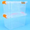 HAISIDICK gnjz-7368 Clear Plastic Storage Bins Set