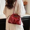 Women's Casual Handbags  New Summer Pu Leather Solid Color Crossbody Bags Simple Versatile Female One Shoulder Purses