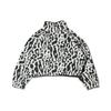 Nike Спортивная одежда Женская куртка из шерпы Stay Warm с животным принтом и воротником-стойкой Темно-дымчато-серая CU6592-070