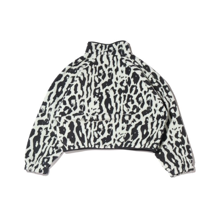 Nike Спортивная одежда Женская куртка из шерпы Stay Warm с животным принтом и воротником-стойкой Темно-дымчато-серая CU6592-070