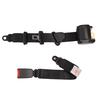 Jeep Wrangler 82-95 Seat Belt, Retractable 3-Point Shoulder Auto Tensioner, Black