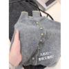 French Lace Contrast Sweater - Women's Slimming Long Sleeve Knitwear for Autumn/Winter