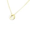 [N2861] - Gold Plated 'Love' Necklace - 10 Mm