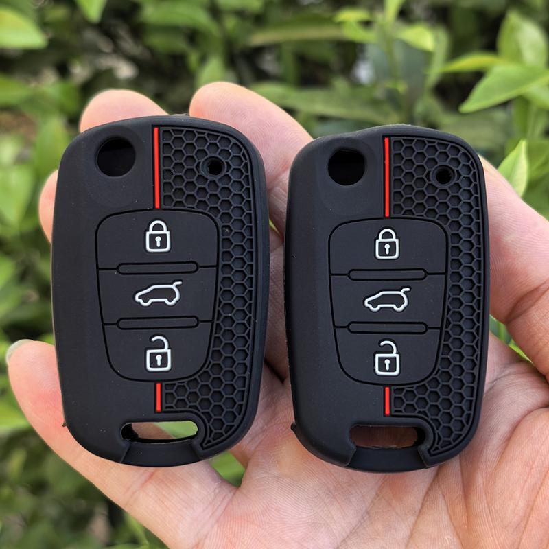 Силиконовый чехол для ключа для Kia Soul Venga Picanto Rio Sorento Ceed Sportage Для Hyundai I20 I30 Veloster Ix20 Аксессуары Оболочка