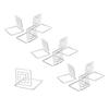 10Pcs Silver/ Rose Gold/ Gold Business Card Holder Square Picture Holder  Table Number
