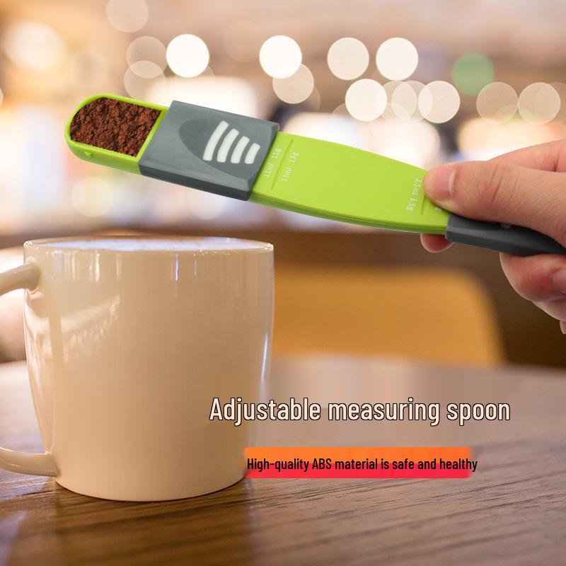 Регулируемая мерная ложка с граммовой шкалой для кофе и выпечки