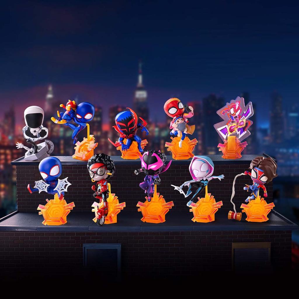 POP MART Marvel Человек-паук: Через вселенные Серия Фигурок Слепая коробка