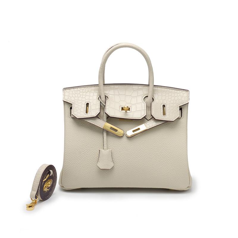 Сумка из коровьей кожи платинового цвета с цветными блоками, большая вместимость, узор личи, женская сумка, модная и универсальная, из натуральной кожи, женская сумка